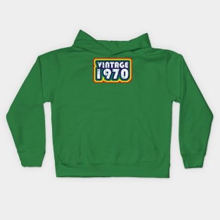 vintage 1970 Kids Hoodie